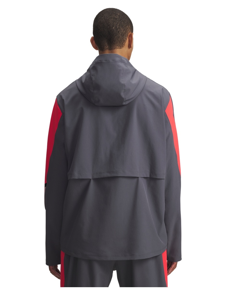 Chamarra para correr ua velociti storm hooded de hombre 2
