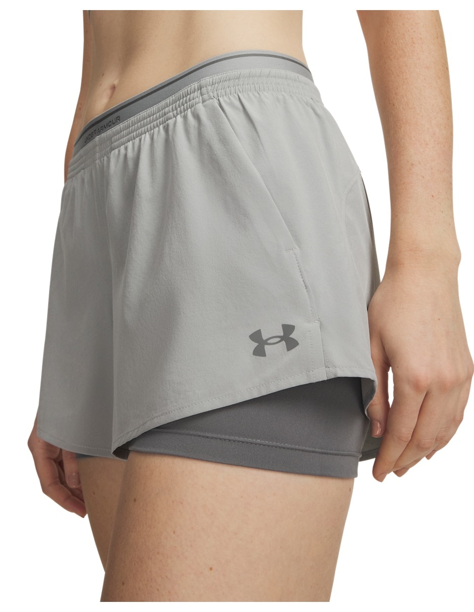 Short con bolsillos under armour para entrenamiento mujer