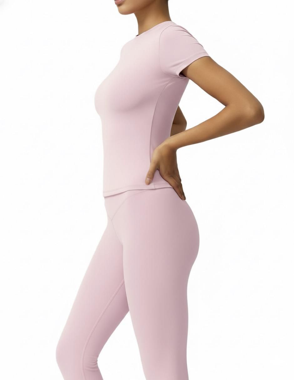 Conjunto deportivo ajustado Tomoloon con elástico para mujer