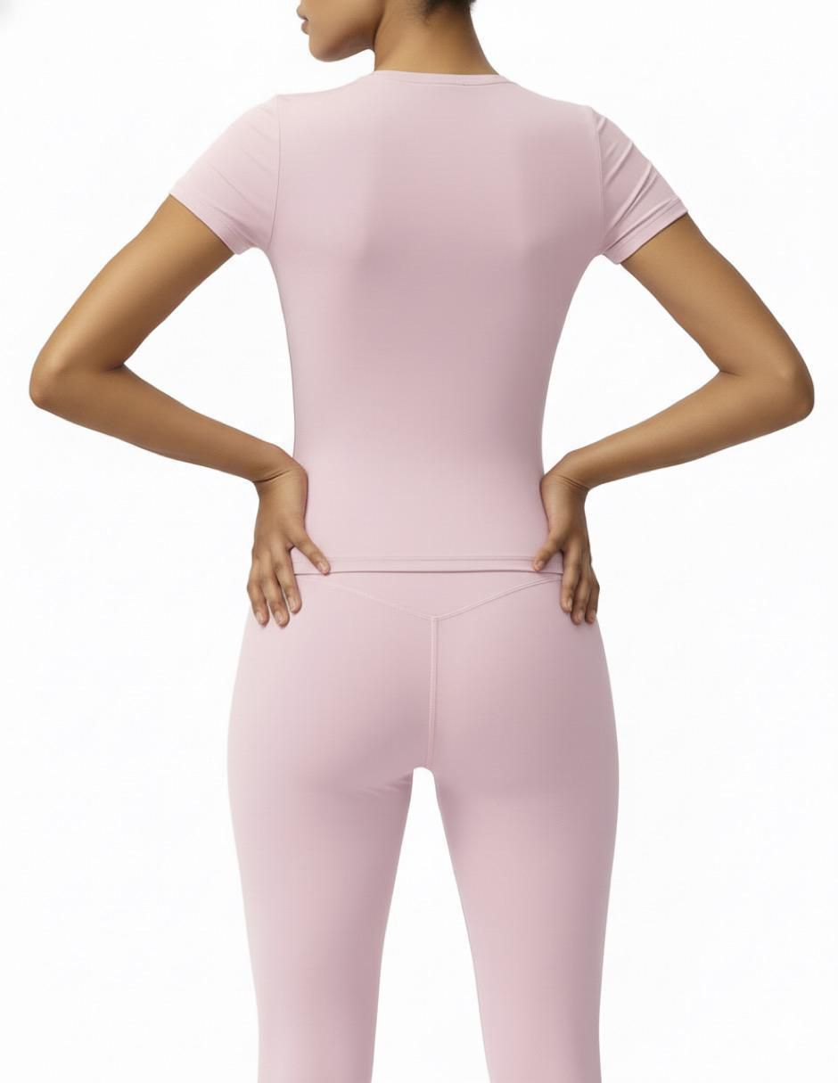 Conjunto deportivo ajustado Tomoloon con elástico para mujer