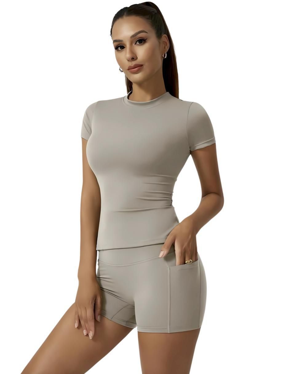 Conjunto deportivo regular Tomoloon con elástico para mujer