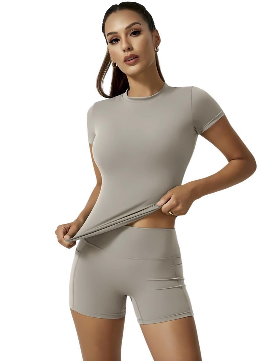 Conjunto deportivo regular Tomoloon con elástico para mujer