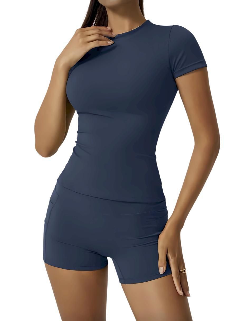 Conjunto deportivo regular con elástico para mujer Conjunto deportivo regular con elástico para mujer