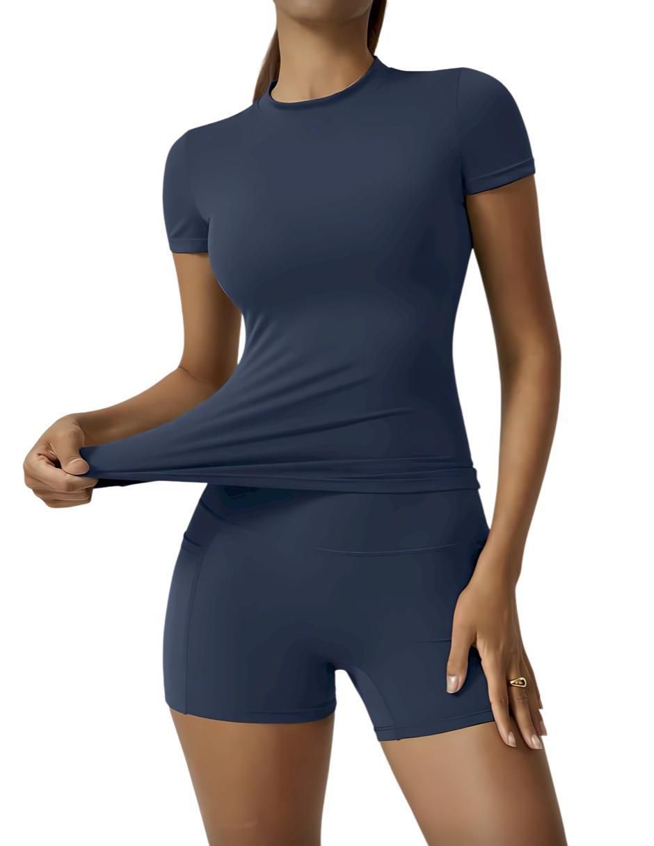 Conjunto deportivo regular Tomoloon con elástico para mujer