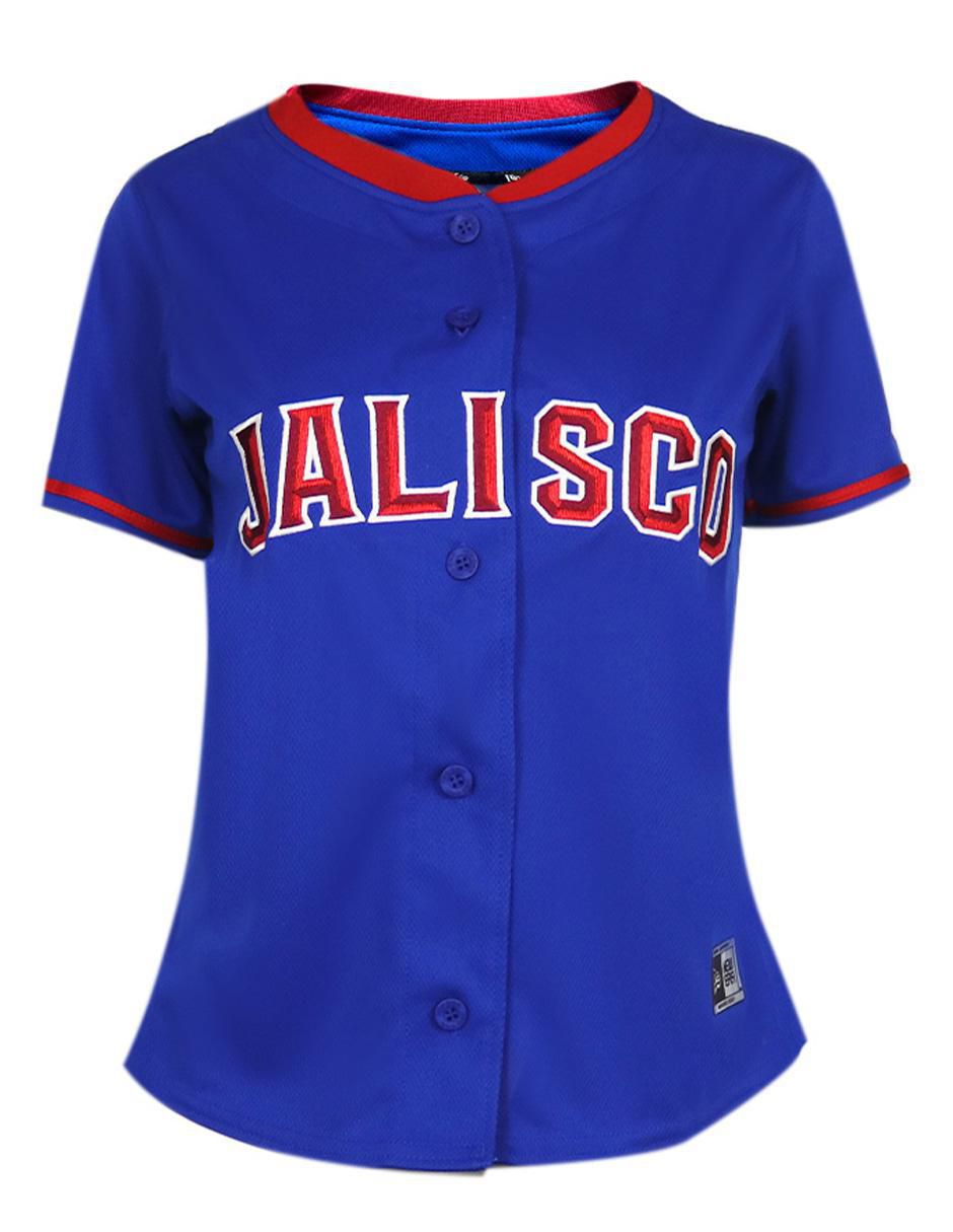 Jersey de Charros de Jalisco local manga corta fan para mujer Jersey de Charros de Jalisco local manga corta fan para mujer