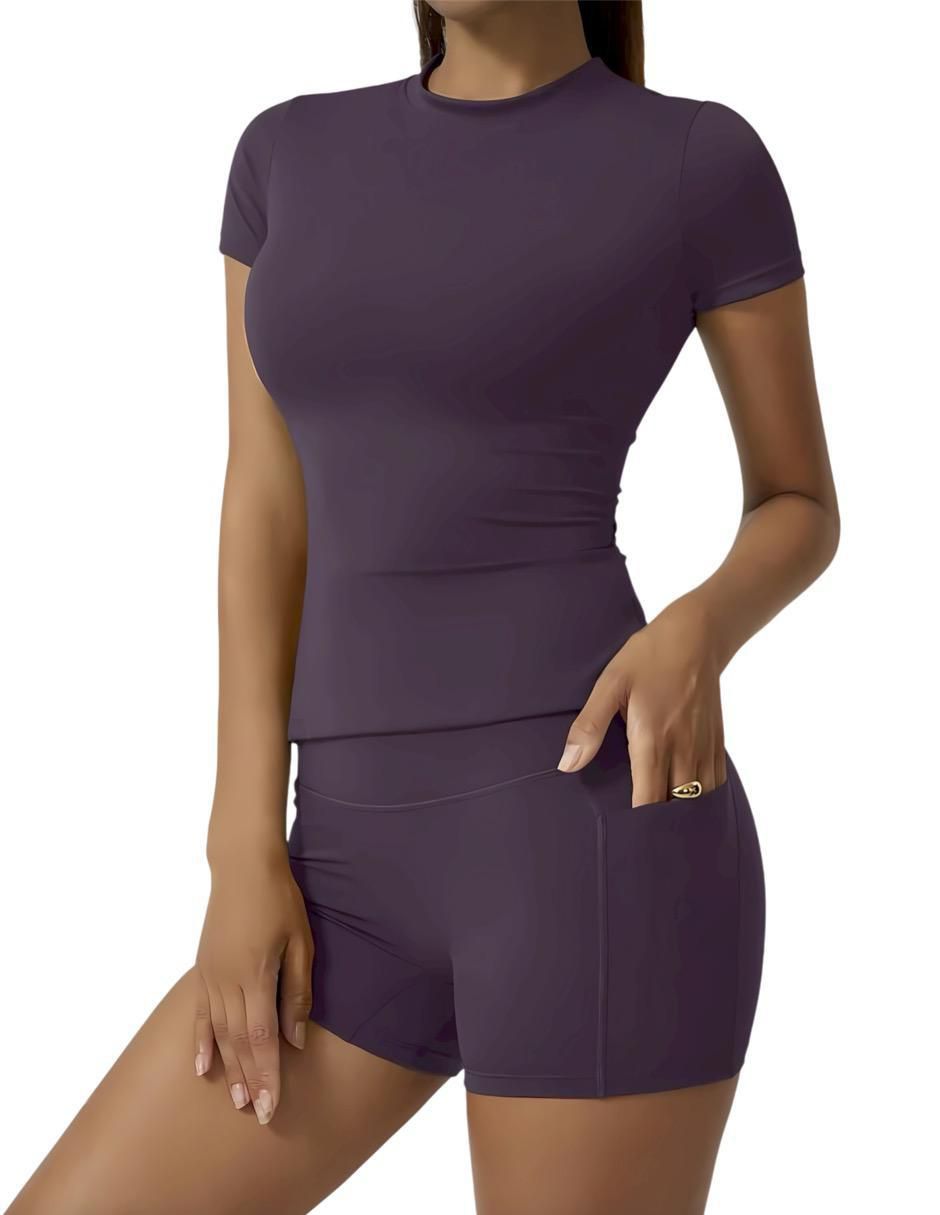 Conjunto deportivo regular Tomoloon con elástico para mujer