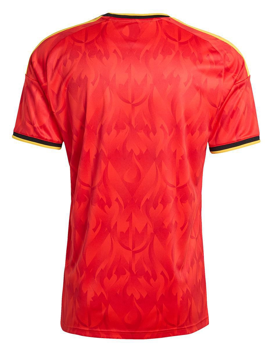Jersey de Selección de fútbol de Bélgica local manga corta para hombre 2