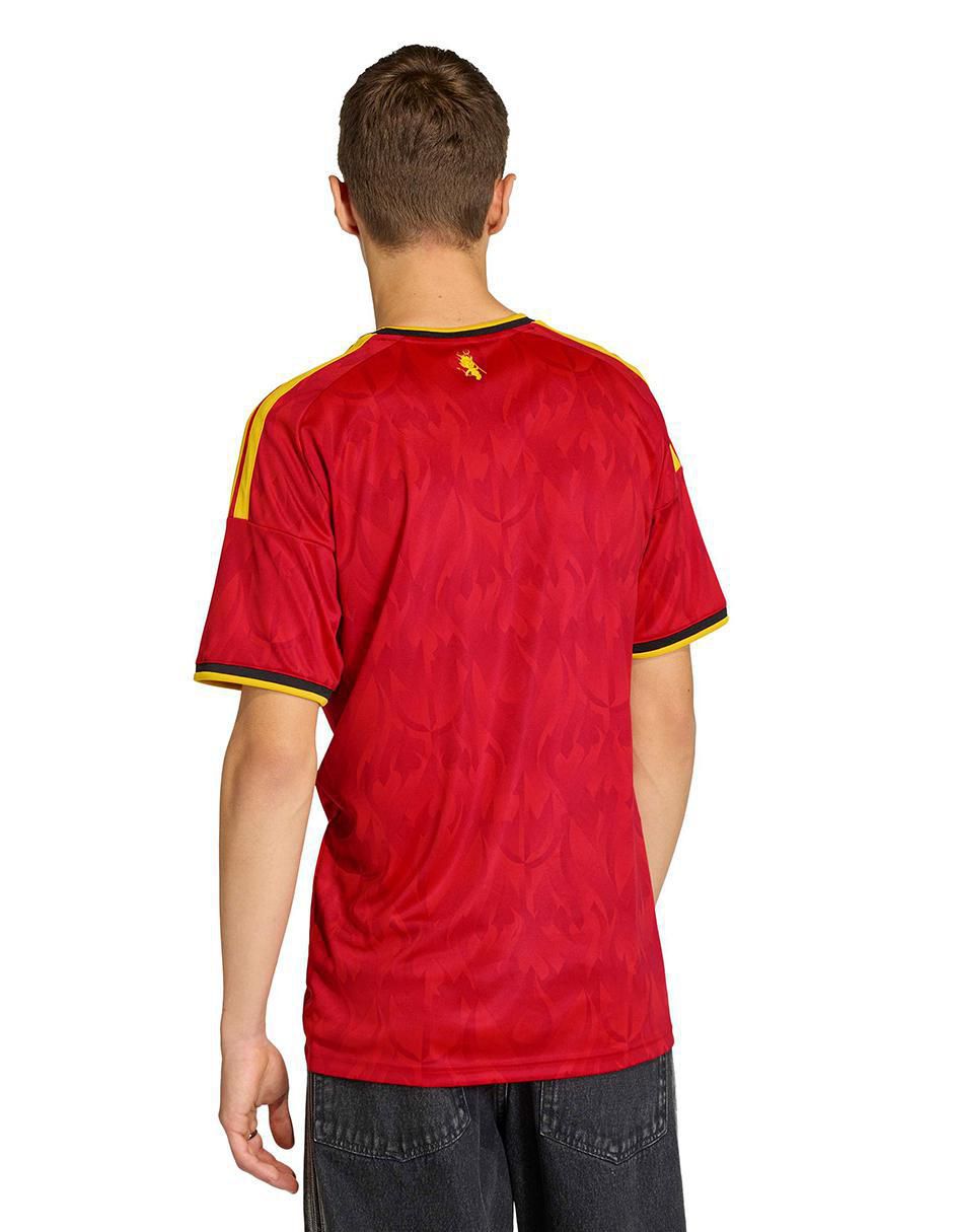 Jersey de Selección de fútbol de Bélgica local manga corta para hombre 3
