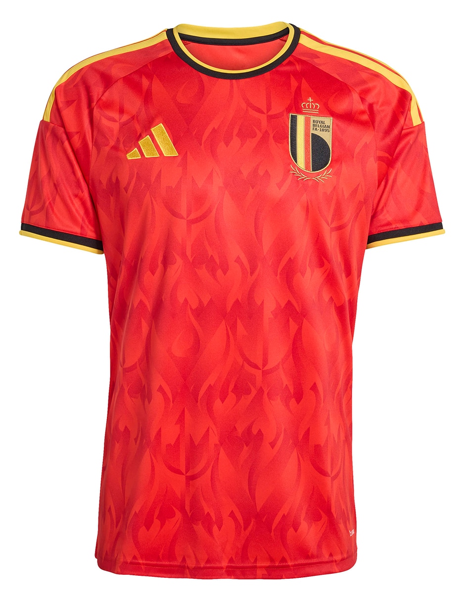 Jersey de Selección de fútbol de Bélgica local manga corta para hombre 5