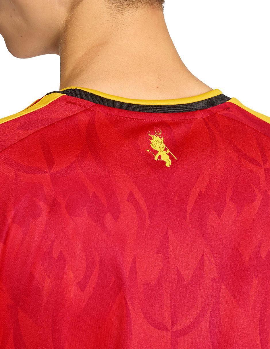 Jersey de Selección de fútbol de Bélgica local manga corta para hombre 6