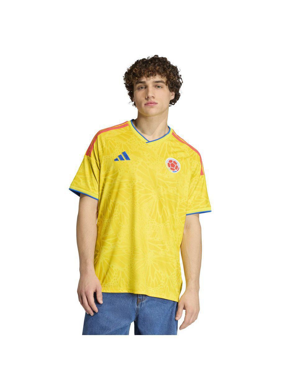 Jersey de Selección de fútbol de Colombia local manga corta para hombre Jersey de Selección de fútbol de Colombia local manga corta para hombre