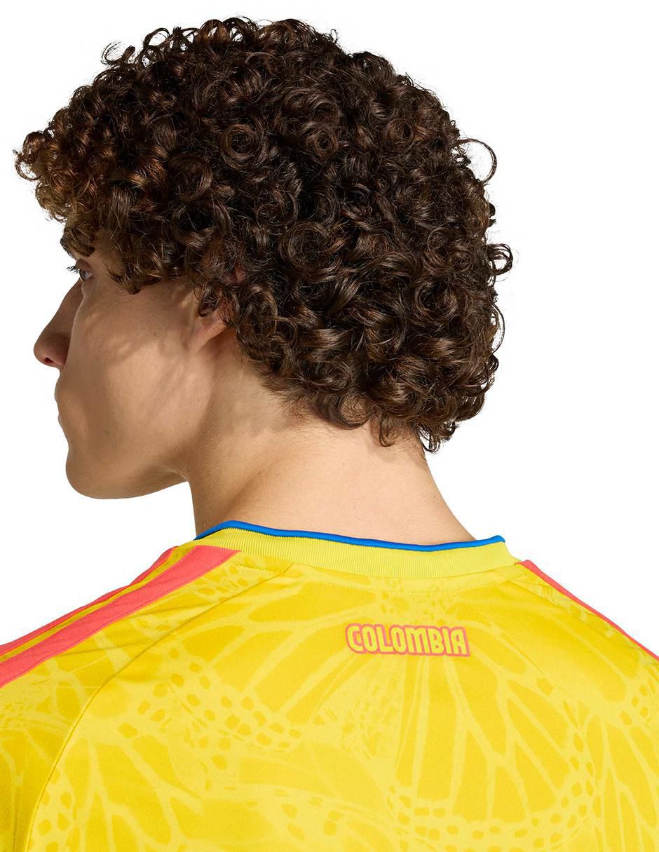 Jersey de Selección de fútbol de Colombia local manga corta para hombre 11