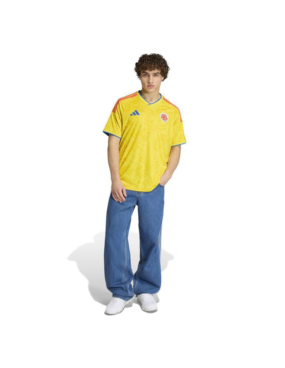 Jersey de Selección de fútbol de Colombia local manga corta para hombre 5