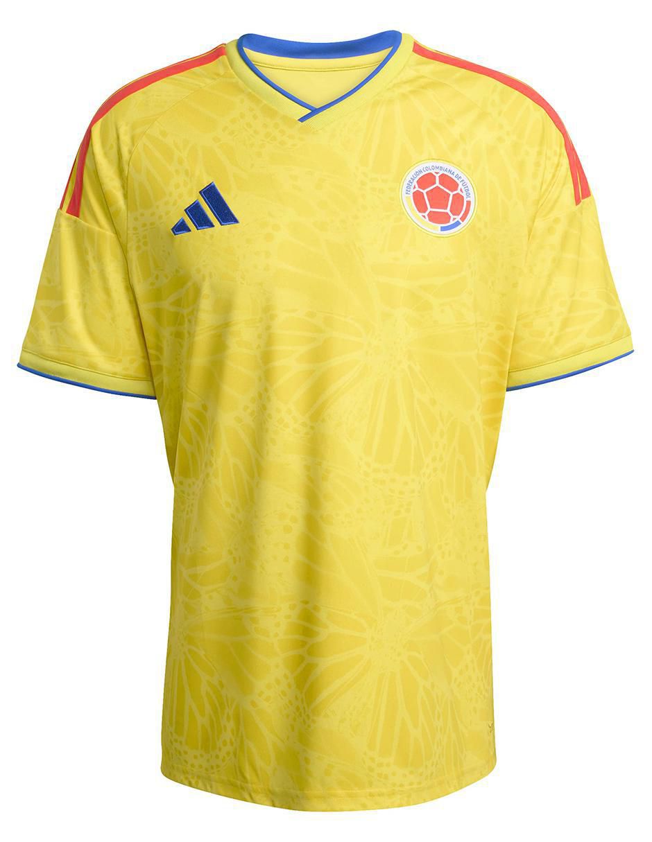 Jersey de Selección de fútbol de Colombia local manga corta para hombre 8