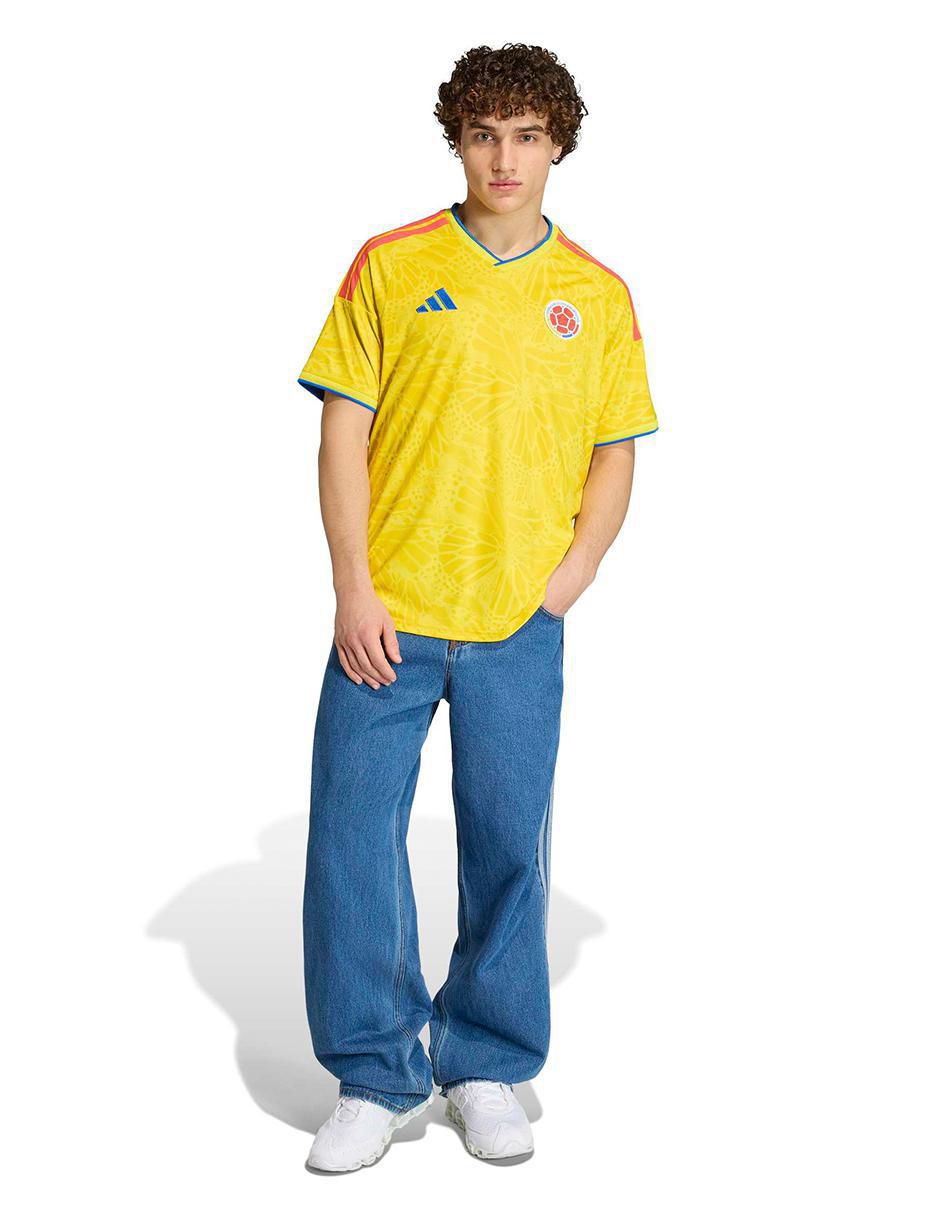 Jersey de Selección de fútbol de Colombia local manga corta para hombre 10