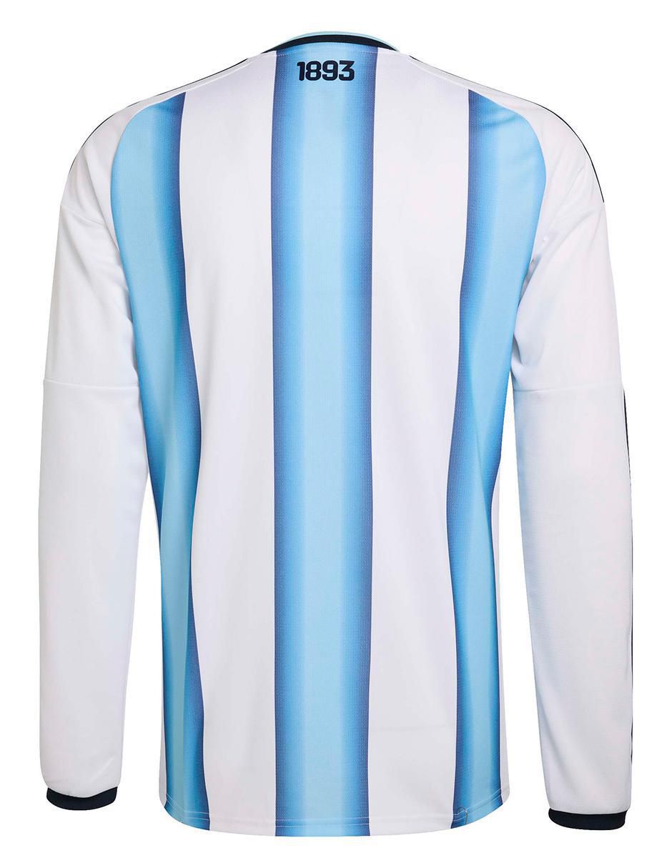 Jersey de Selección de fútbol de Argentina local manga larga Adidas para hombre