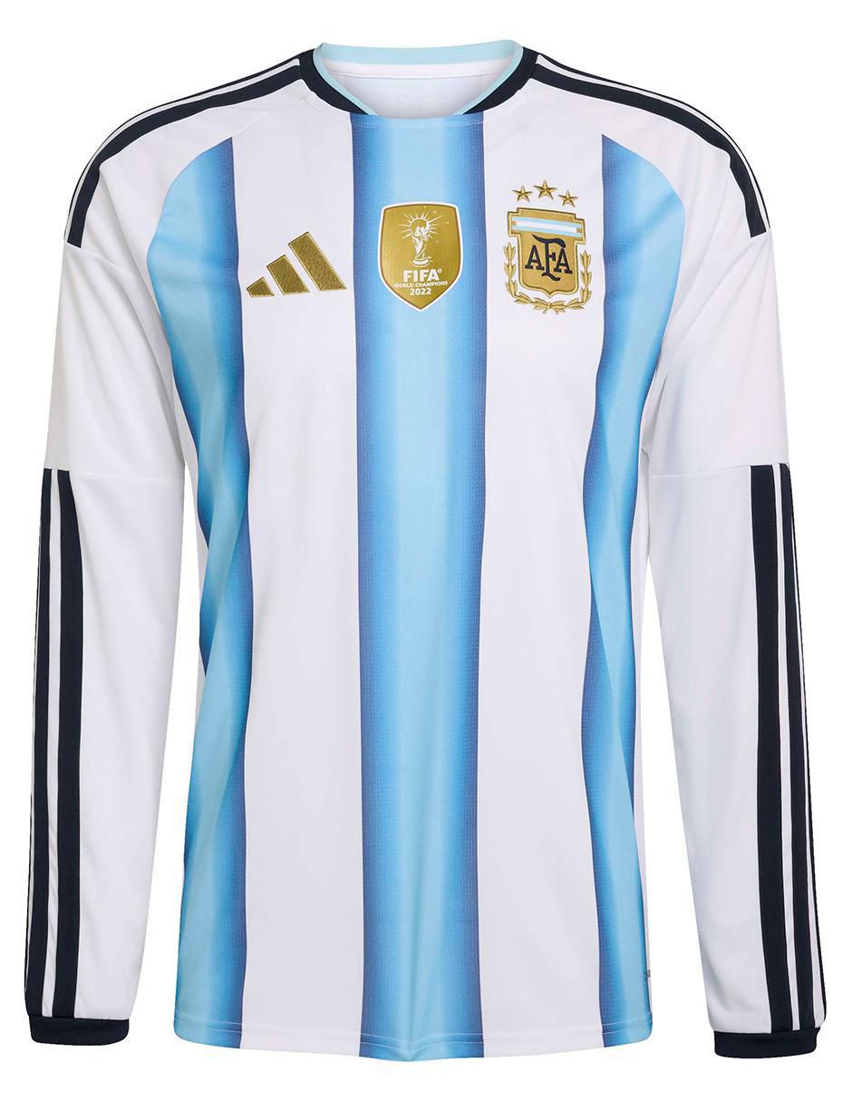 Jersey de Selección de fútbol de Argentina local manga larga Adidas para hombre