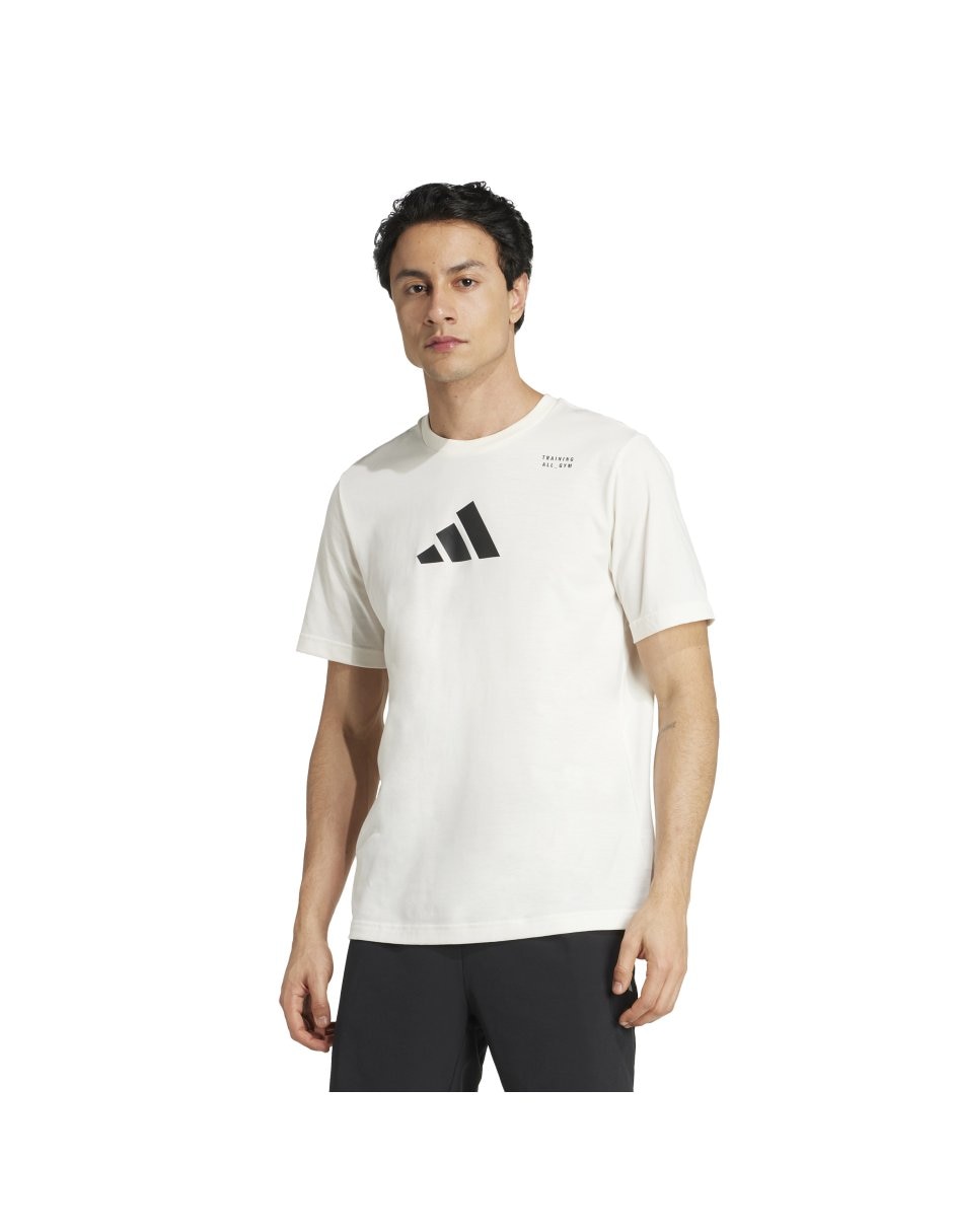 Playera deportiva para entrenamiento Adidas de hombre