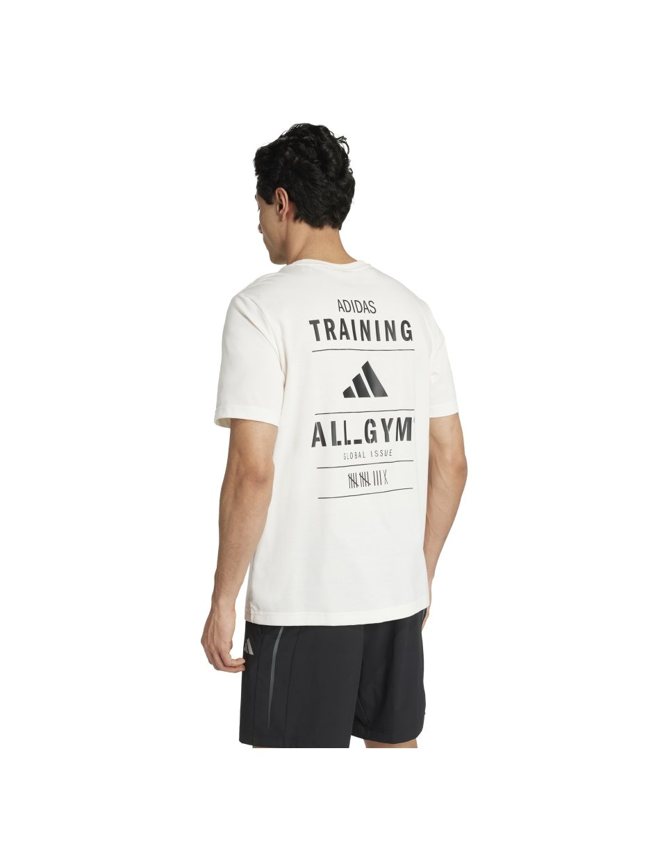 Playera deportiva para entrenamiento Adidas de hombre