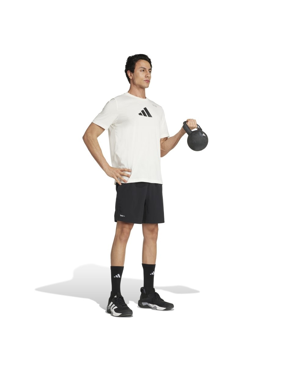 Playera deportiva para entrenamiento Adidas de hombre