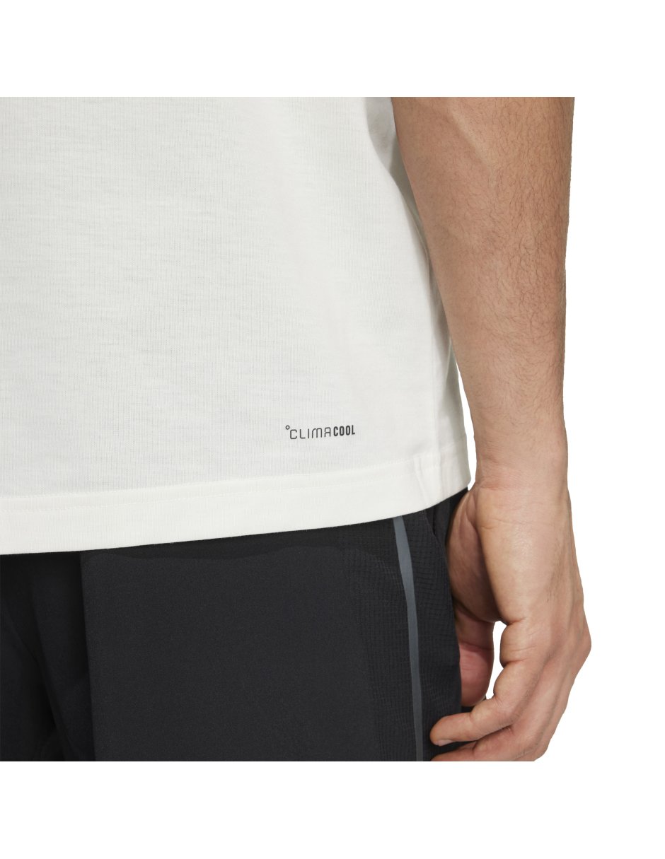 Playera deportiva para entrenamiento Adidas de hombre