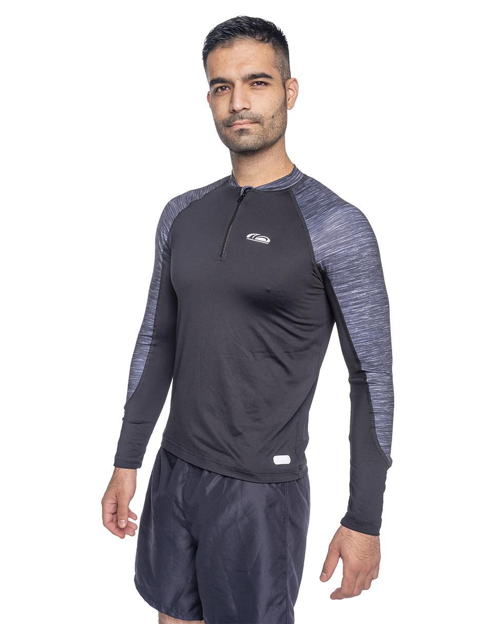 Wetshirt estampado liso para hombre 4