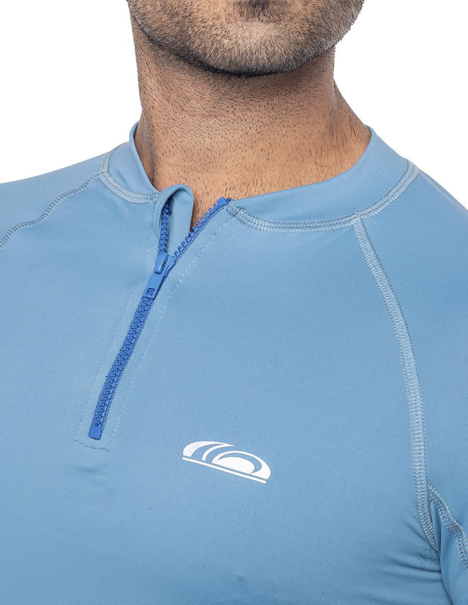 Wetshirt estampado liso para hombre 2