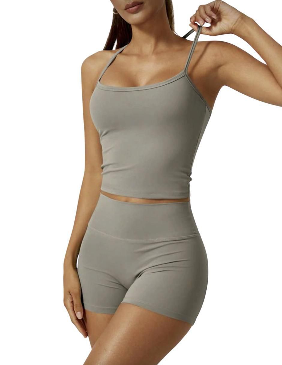 Conjunto deportivo ajustado Tomoloon con elástico para mujer