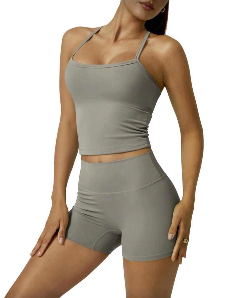 Conjunto deportivo ajustado Tomoloon con elástico para mujer