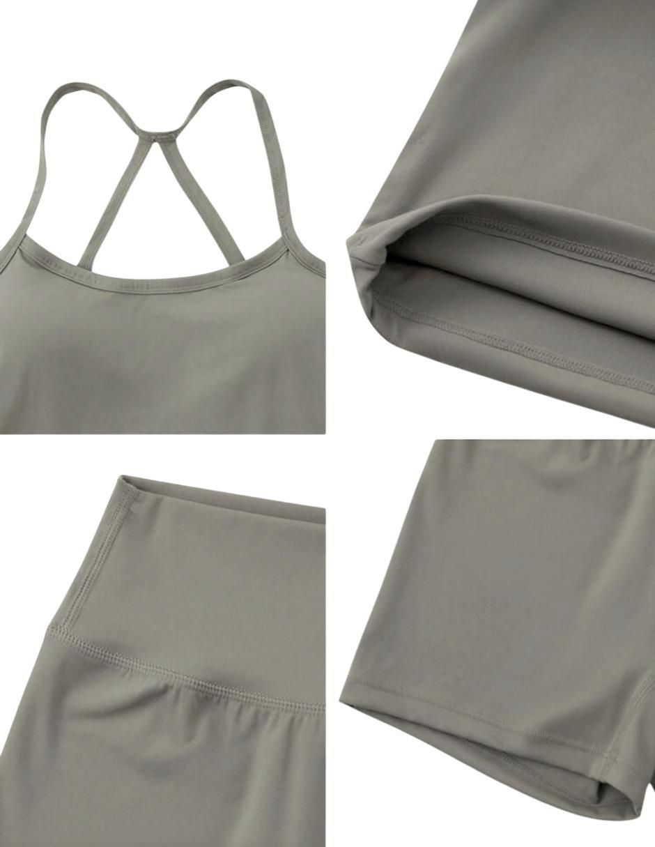 Conjunto deportivo ajustado Tomoloon con elástico para mujer