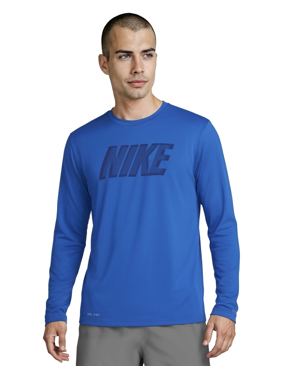 Wetshirt Nike estampado logo para hombre