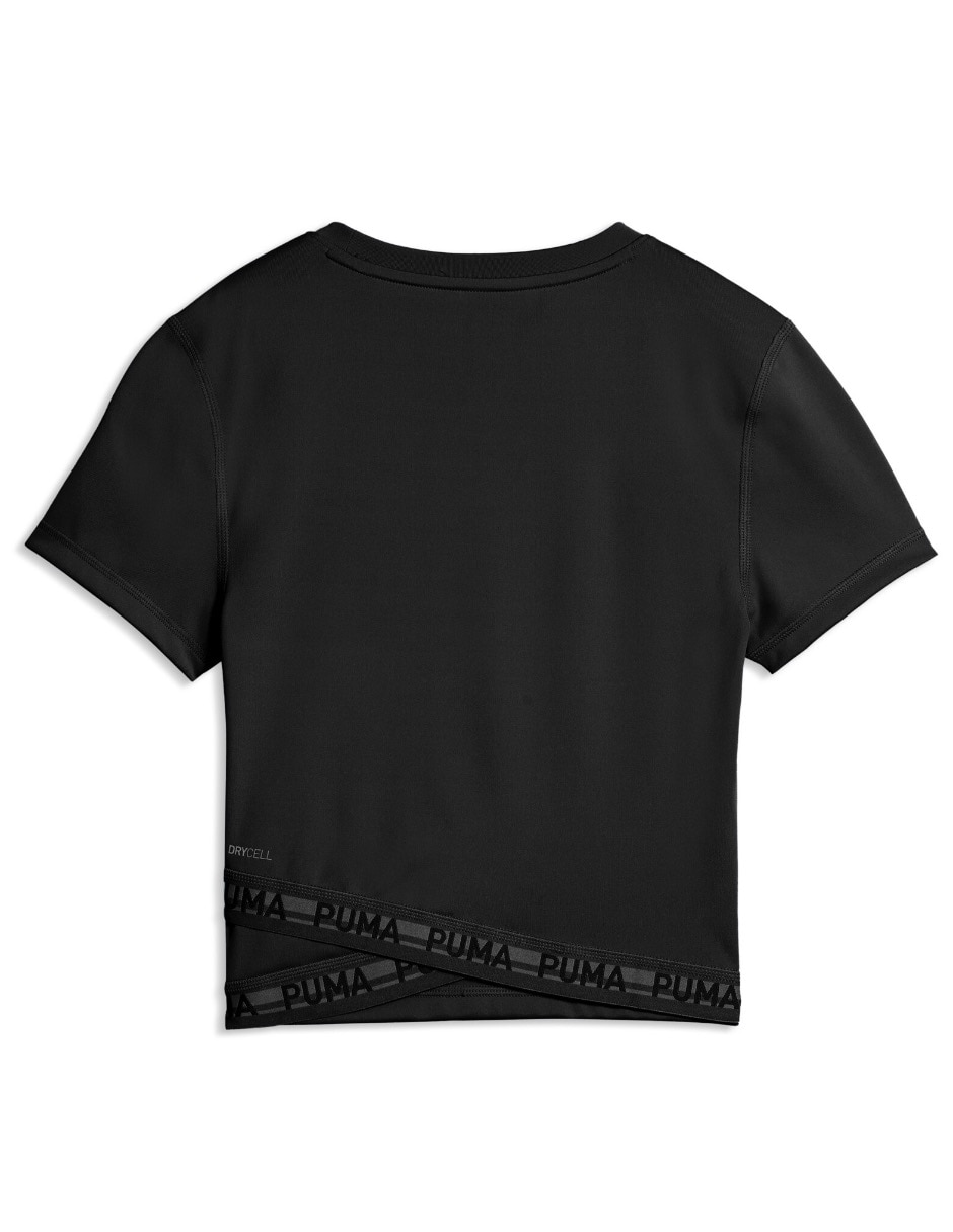 Playera deportiva para entrenamiento Puma Strong cross back tee de mujer