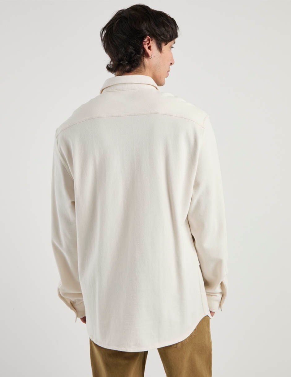 Camisa casual american eagle de algodón manga larga para hombre