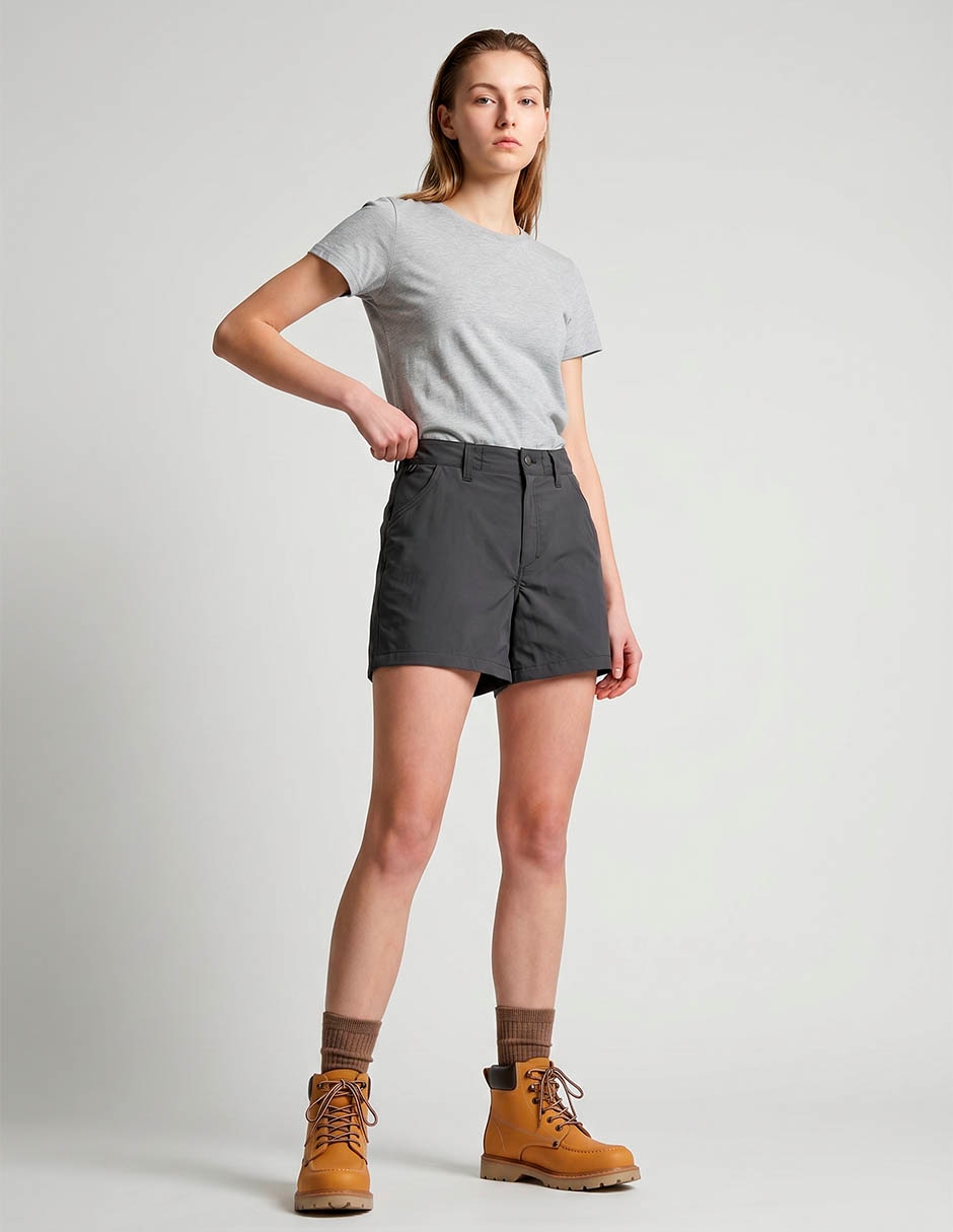 Short con bolsillos Quandary 5 In para outdoor mujer 3