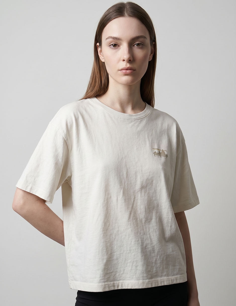 Playera deportiva outdoor 73 Skyline Easy Cut Responsibili de mujer Playera deportiva outdoor 73 Skyline Easy Cut Responsibili de mujer