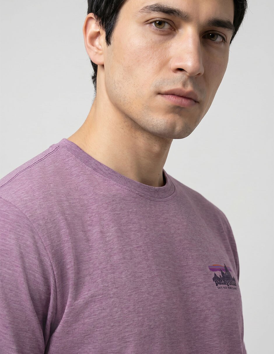 Playera deportiva para outdoor Capilene Cool Daily - '73 Skyline de hombre 3