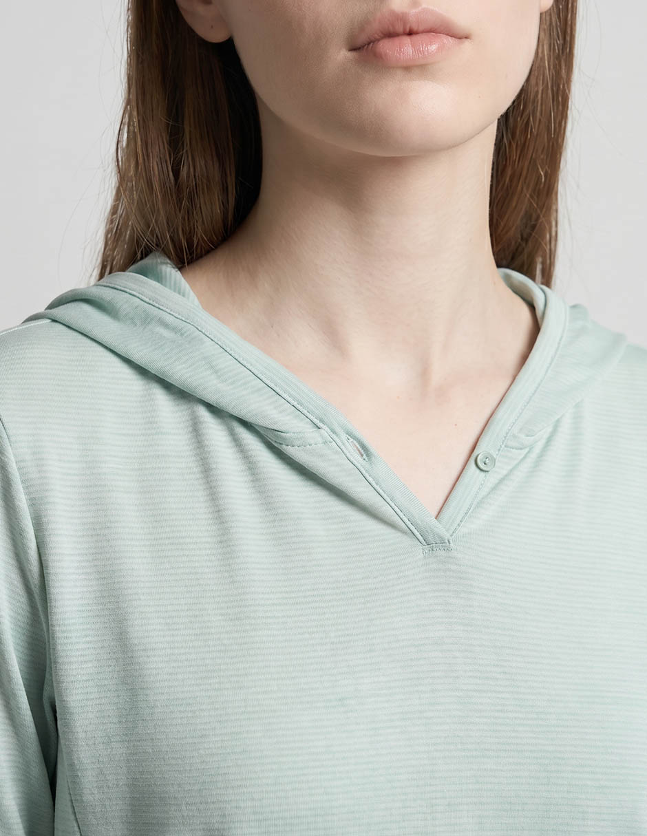 Playera deportiva outdoor Capilene Cool Sun de mujer 3