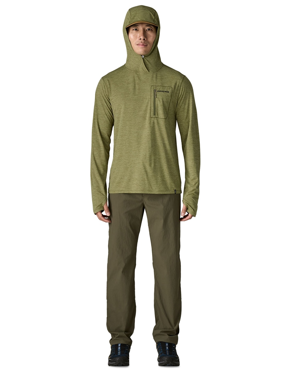 Playera deportiva outdoor Patagonia Capilene Cool Sun - Fitz Roy Trout de hombre