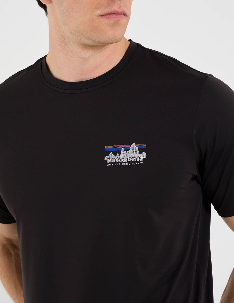 Playera deportiva outdoor Patagonia Capilene Cool Daily - '73 Skyline de hombre
