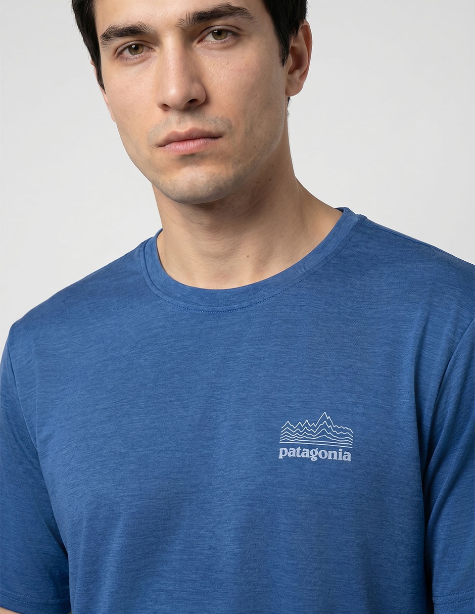 Playera deportiva outdoor Patagonia Capilene Cool Daily- Strataspire de hombre