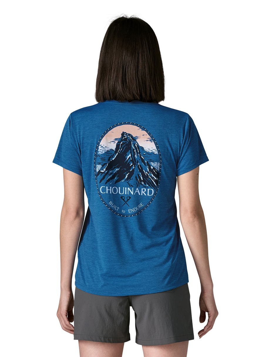 Playera deportiva outdoor Patagonia Capilene Cool Daily - Chouinard Crest de mujer
