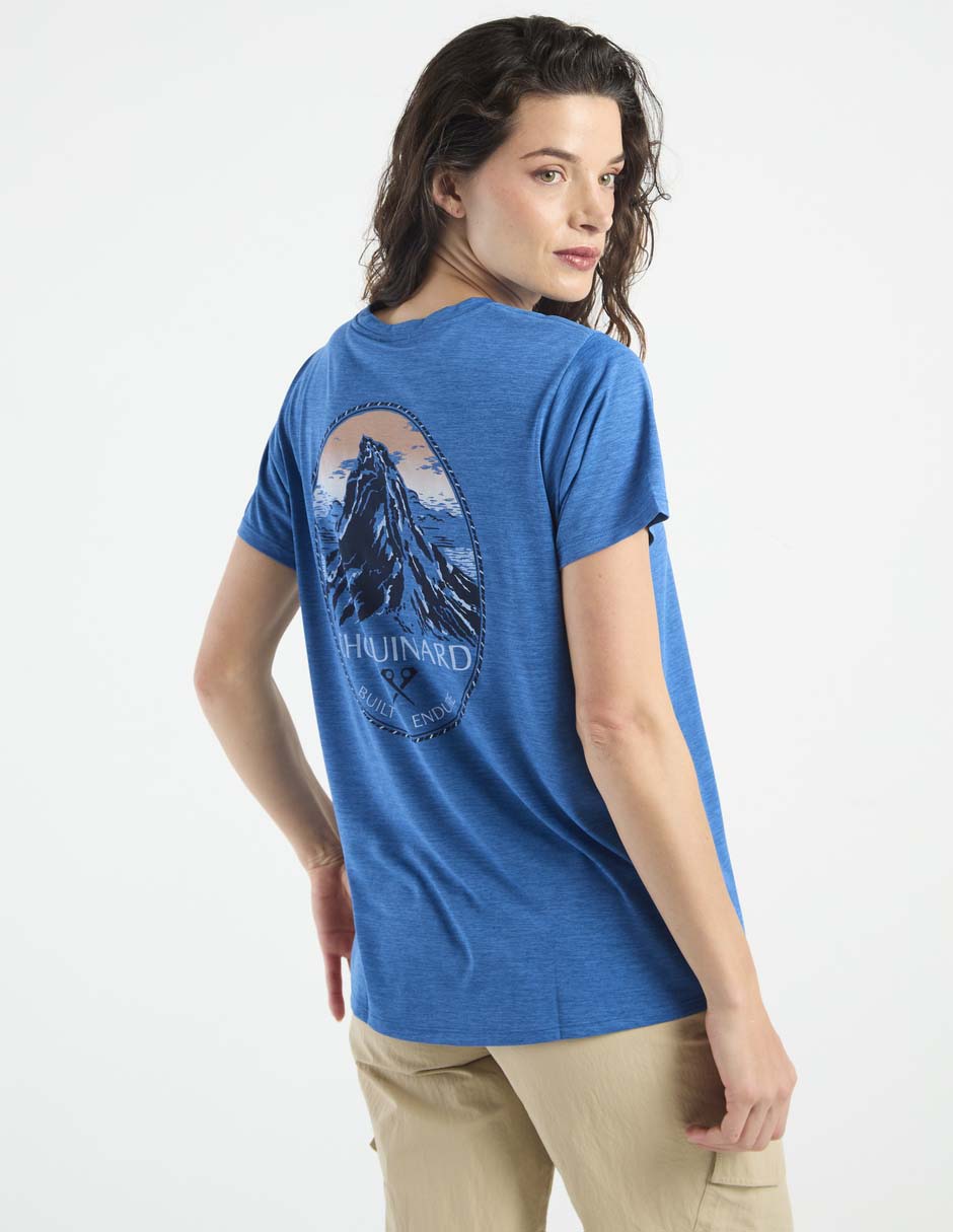 Playera deportiva outdoor Patagonia Capilene Cool Daily - Chouinard Crest de mujer