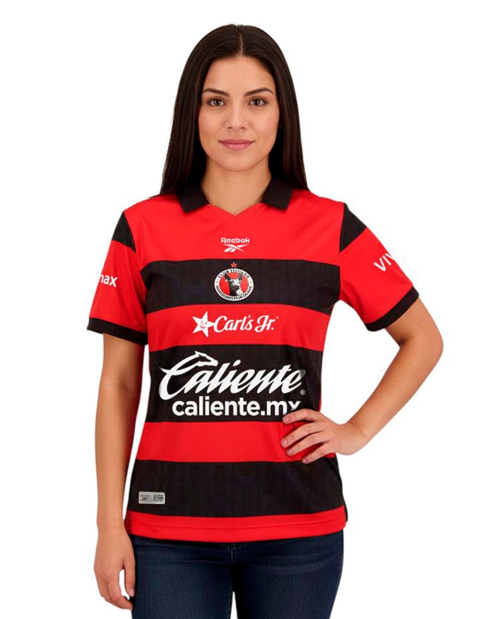 Jersey de Club Tijuana local manga corta Reebok para mujer