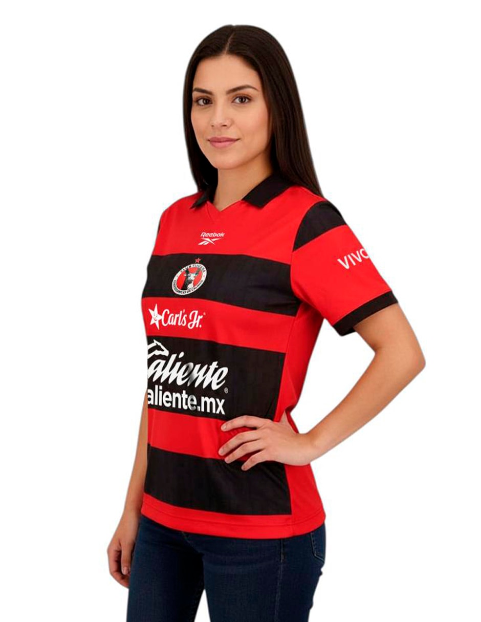 Jersey de Club Tijuana local manga corta Reebok para mujer
