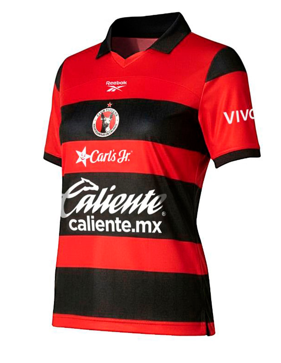 Jersey de Club Tijuana local manga corta Reebok para mujer