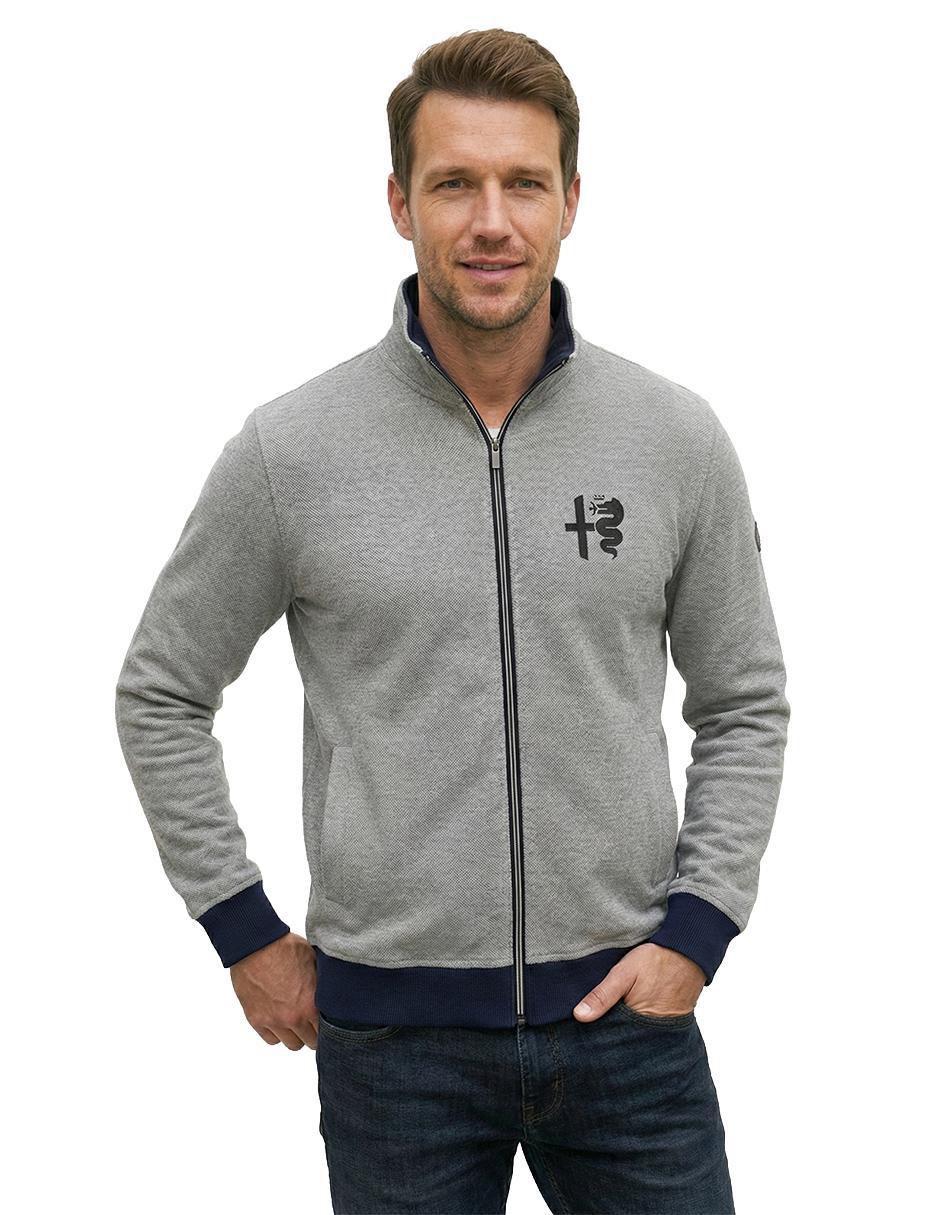 Sudadera Alfa Romeo con cierre para hombre