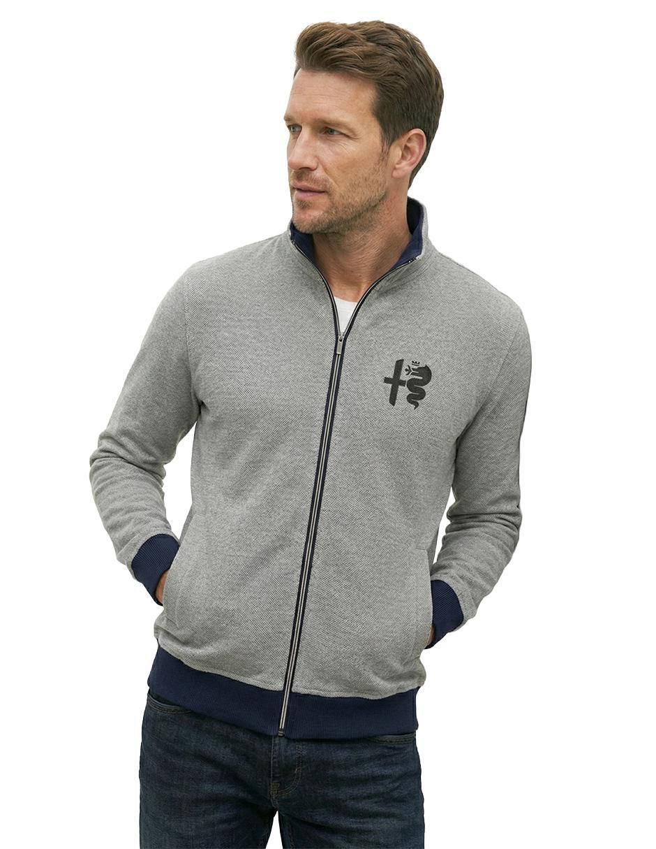 Sudadera Alfa Romeo con cierre para hombre
