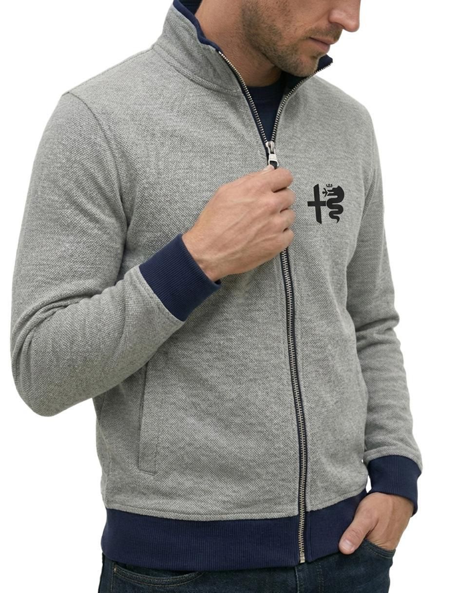Sudadera Alfa Romeo con cierre para hombre