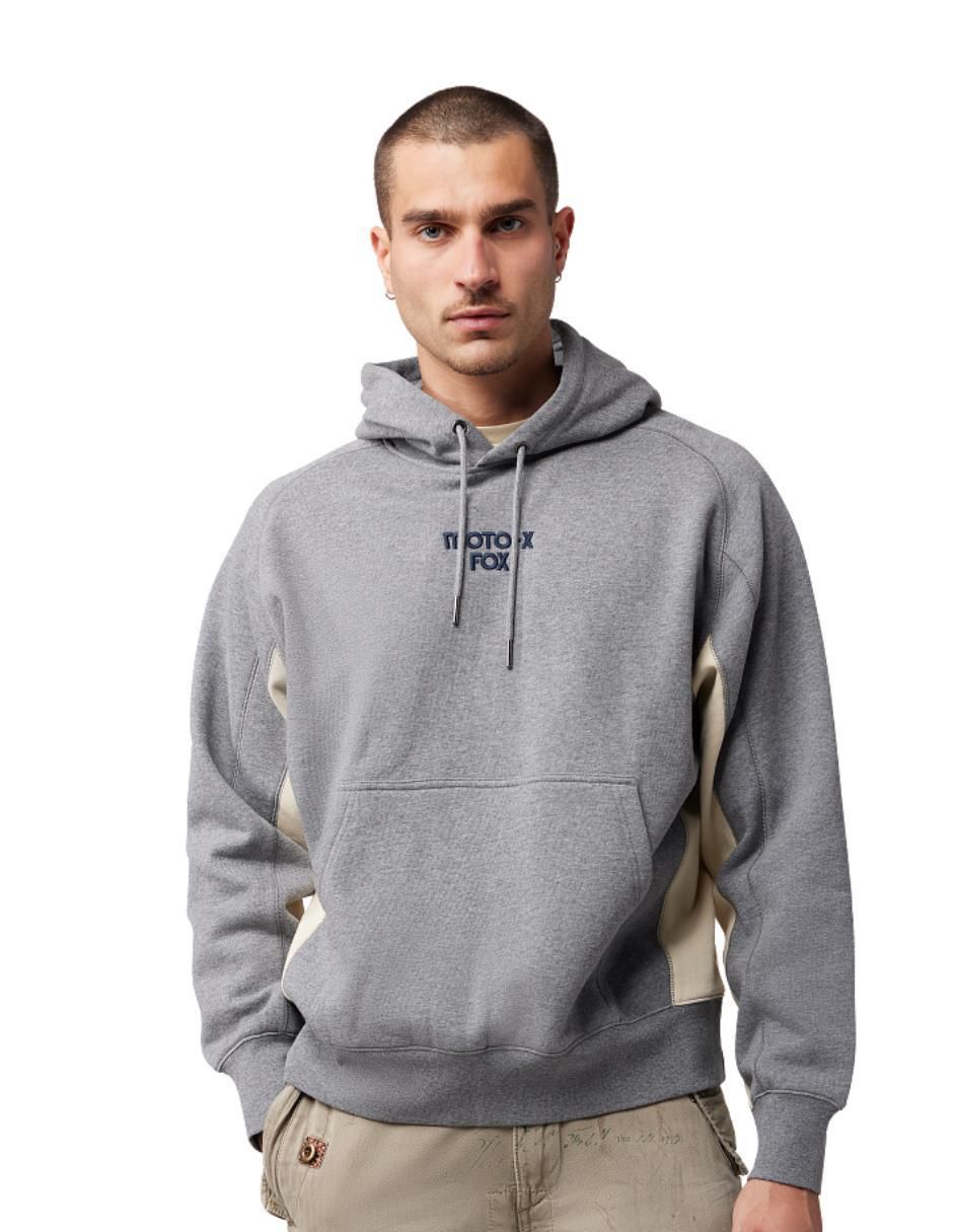Sudadera casual Pullover Oversize Wordmark con capucha y bolsa para hombre