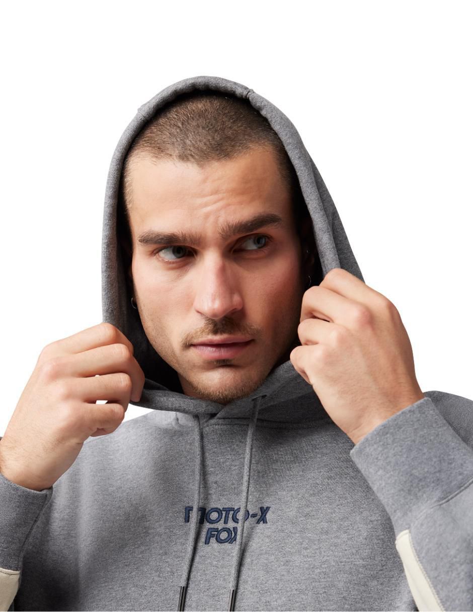 Sudadera casual Pullover Oversize Wordmark con capucha y bolsa para hombre 2
